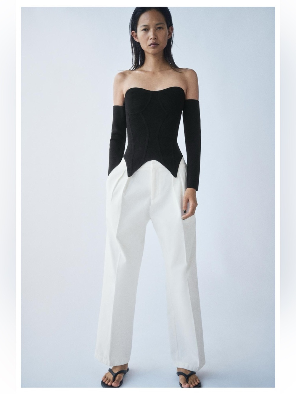 ❗️LAST CHANCE❗️ZARA KNIT CORSET TOP
